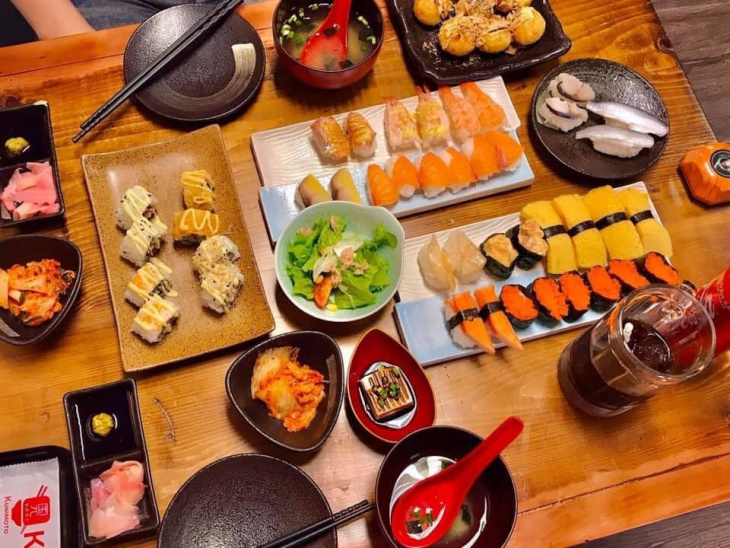 ăn chơi sài gòn, buffet, #10 quán buffet sushi quận 2 đáng thưởng thức nhất
