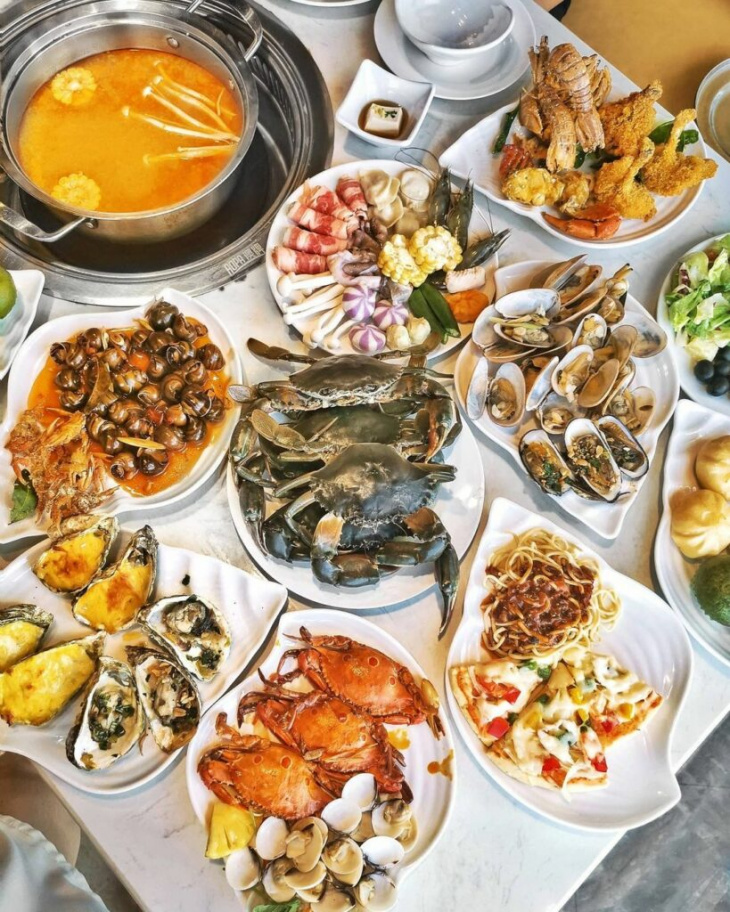 Càn quét 6 nhà hàng buffet hải sản Vũng Tàu cực ‘fresh’