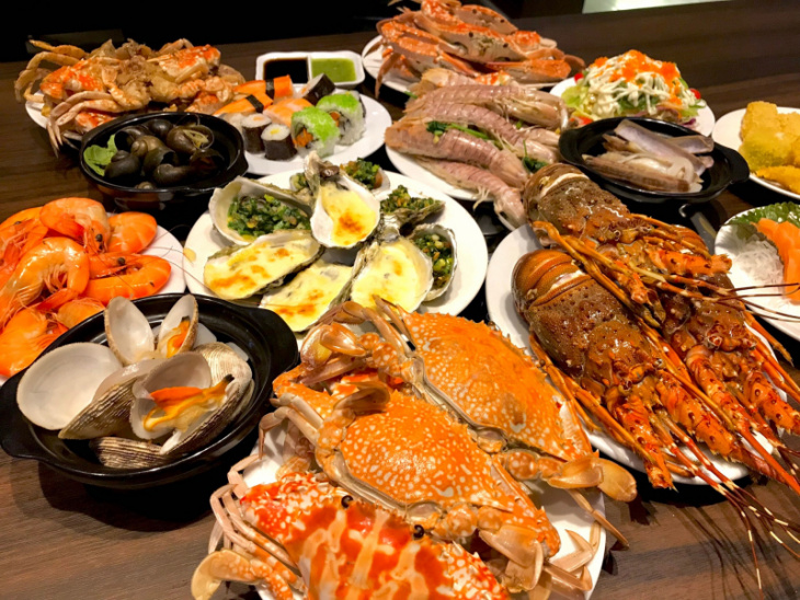 buffet, hải sản, càn quét 6 nhà hàng buffet hải sản vũng tàu cực ‘fresh’
