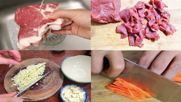 bữa trưa, món xào, cách làm thịt bò xào nấm kim châm ngon và nhanh chỉ 15 phút