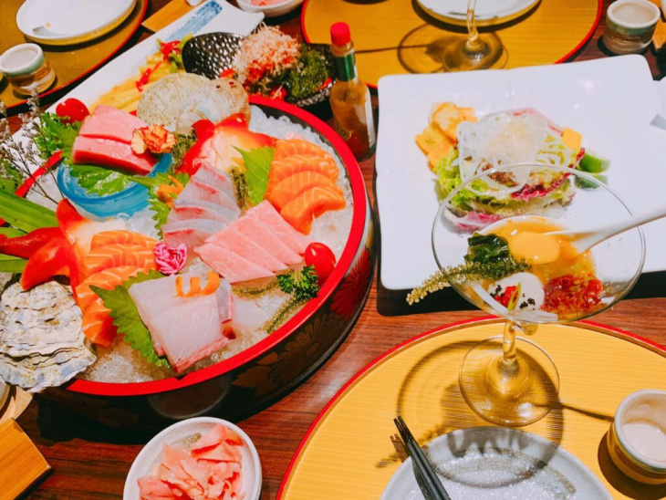 ăn chơi hà nội, review nhân sushi kim mã với giá ‘trên trời’ có thực sự ngon?