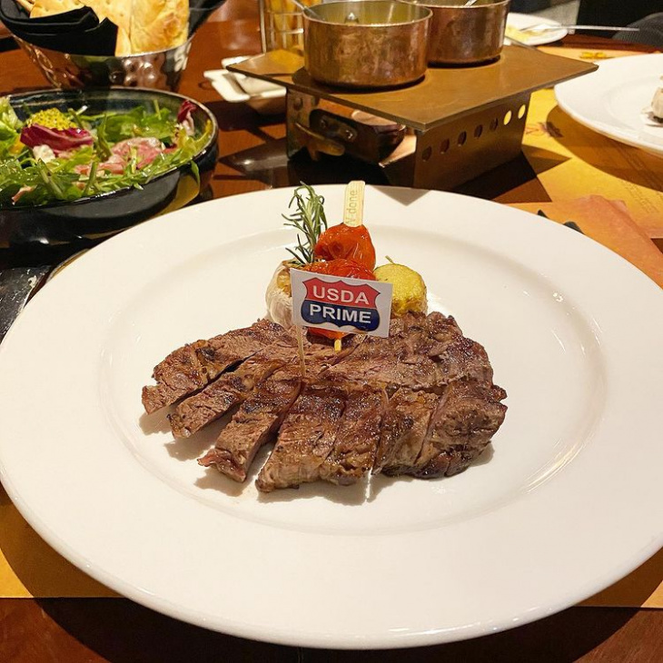 ăn chơi hà nội, đến moo beef steak trần quốc toản thưởng thức menu đồ âu chuẩn vị