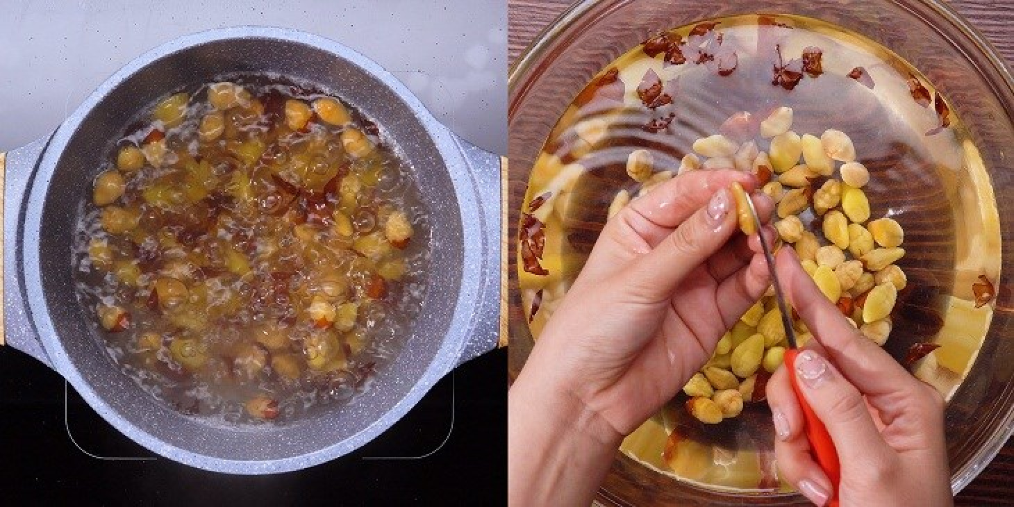 cách nấu chè bạch quả hạt sen thanh nhiệt, bổ dưỡng cho cả nhà