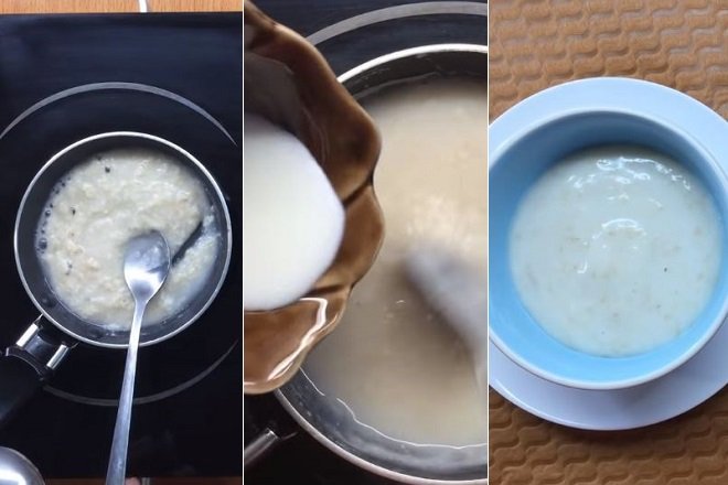 cách nấu cháo yến mạch với sữa công thức ngon cho bé ăn sáng