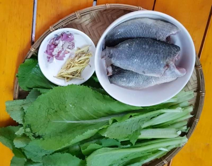cách nấu canh cá rô với rau cải đơn giản nhất