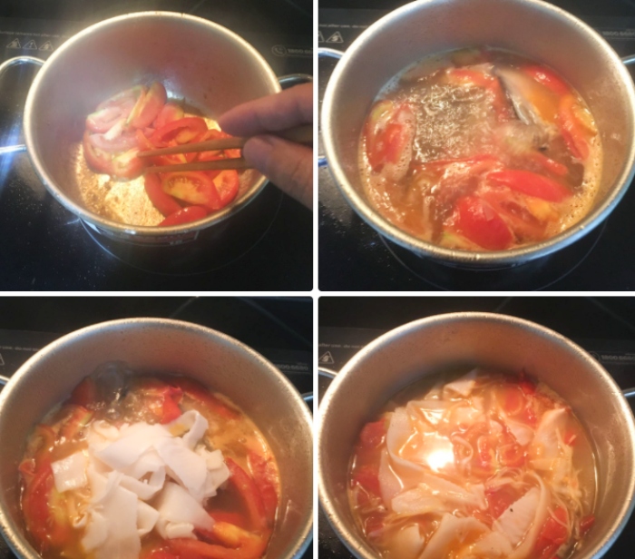 cách nấu đầu cá hồi với măng chua ngon, bổ dưỡng