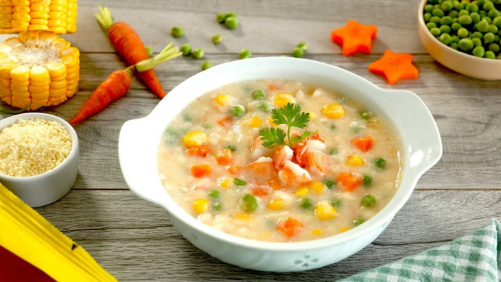 mách bạn cách nấu súp cho trẻ ngon và đủ chất tại nhà