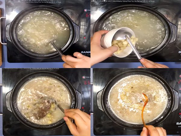 cách nấu món cháo bồ câu hạt sen bồi bổ cho cả nhà