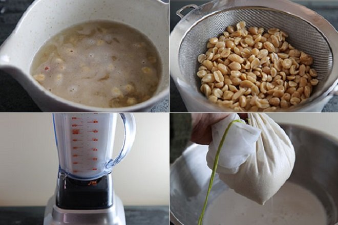 cách làm sữa đậu phộng thơm ngon hấp dẫn tại nhà
