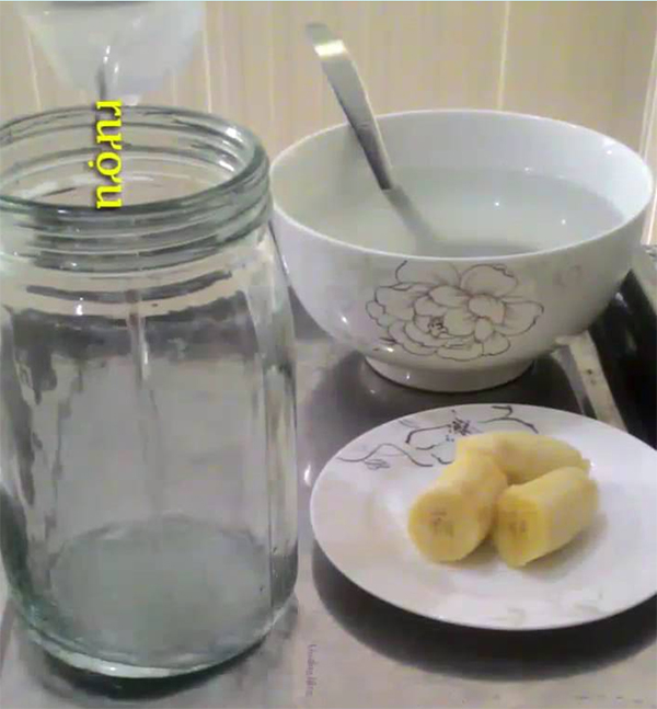 cách làm dấm, quả chuối, cách làm dấm chuối, nuôi dấm chuối tự nhiên tại nhà