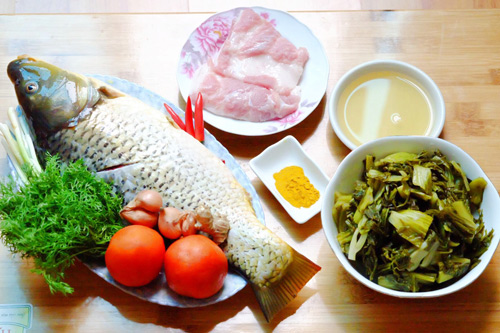 ăn gì hôm nay, các món ăn ngon, món ngon mỗi ngày, món ngon từ cá, cá chép om dưa đặc biệt thơm ngon cho ngày hè