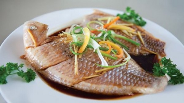 ăn gì hôm nay, các món ăn ngon, món ngon mỗi ngày, món ngon từ cá, cá hấp xì dầu: cá diêu hồng mới ngon