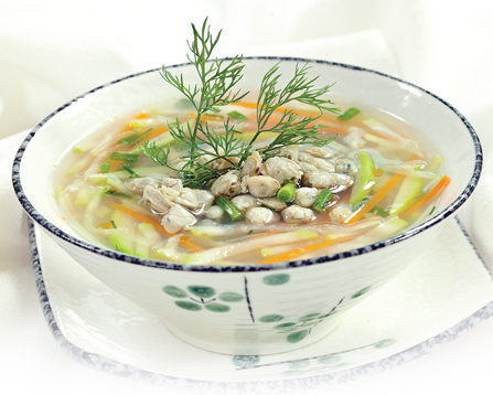 cách làm món súp hến ngon đơn giản tại nhà