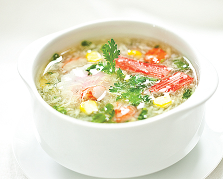 sò điệp, cách làm món súp sò điệp cua, bóng cá cho ngày mới