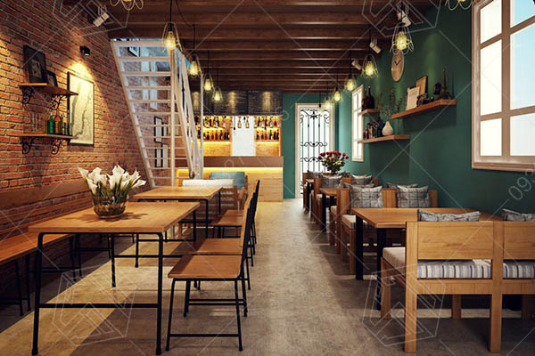 Phong cách thiết kế quán cafe THU HÚT khách hàng từ CÁI NHÌN đầu tiên