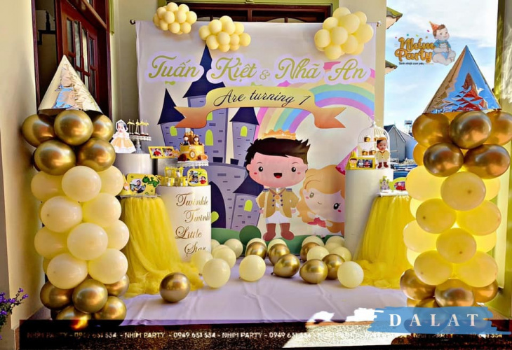 TOP 7 dịch vụ tổ chức tiệc sinh nhật ở Đà Lạt đẹp, uy tín tại nhà cho bé