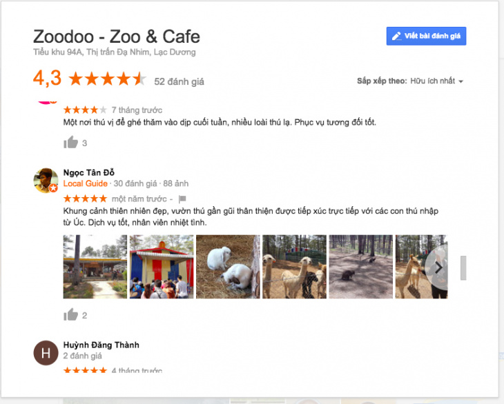 địa điểm,   												sở thú zoodoo đà lạt – đường đi chi tiết và lưu ý khi tham quan