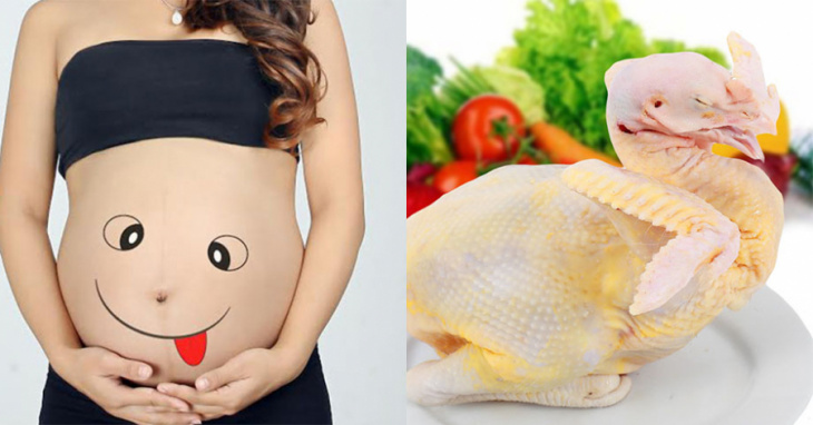 sau sinh, món ăn cho bà bầu, mẹ sau sinh, bà bầu, mẹ bầu sau sinh mổ có ăn được thịt gà không?