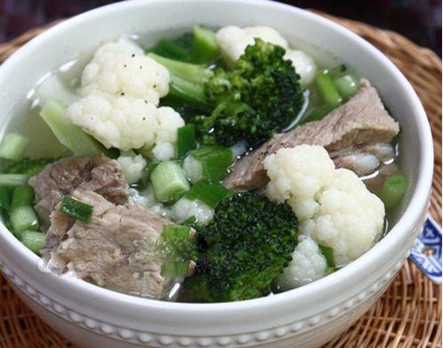 súp lơ, sườn, canh súp lơ, canh, bỏ túi ngay cách nấu canh súp lơ siêu ngon siêu đơn giản tại nhà