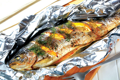 nướng, món nướng, giấy bạc, cá nướng, cá lóc nướng, cá lóc, cá, hướng dẫn cách làm cá lóc nướng giấy bạc thơm ngon chuẩn vị