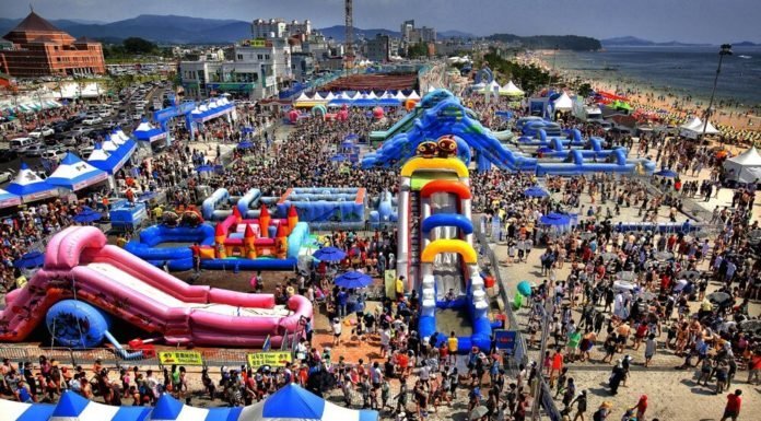 lễ hội tắm bùn tại boryeong hàn quốc, lễ hội tắm bùn tại boryeong hàn quốc