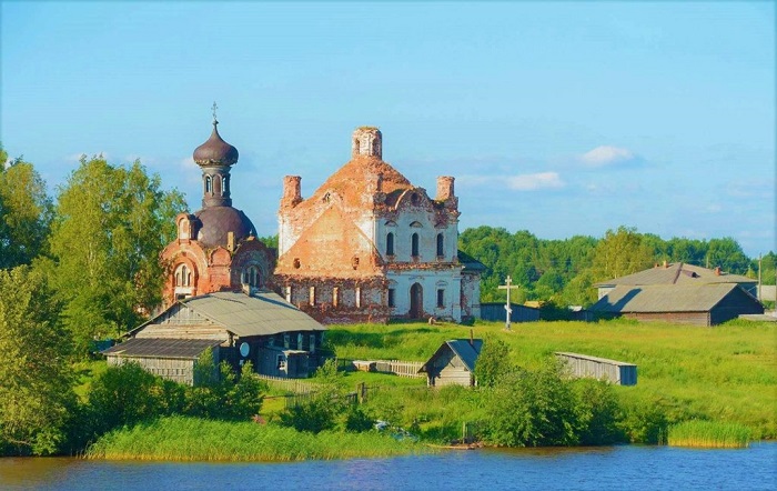 Bức tranh làng quê nước Nga bên dòng Volga - Baltic