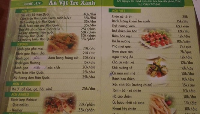 top 9 các quán ăn vặt ngon tại đà nẵng có giá “hạt dẻ”.