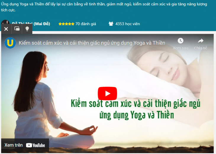 Khóa Học Yoga Chữa Bệnh Khó Ngủ Hiệu Quả Nhất Hiện Nay