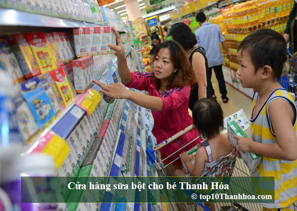 Top 10 Cửa hàng sữa bột cho bé chính hãng uy tín tại Thanh Hóa