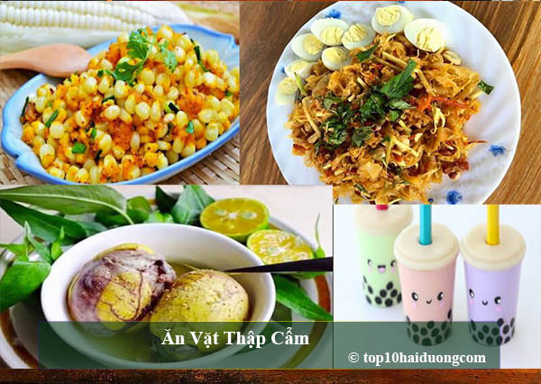 top 10 quán ăn vặt tại hải dương