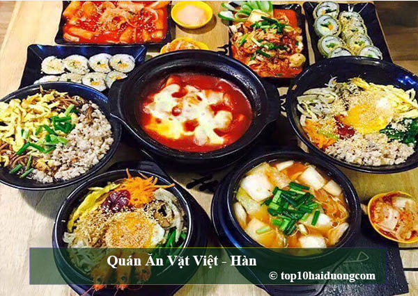 top 10 quán ăn vặt tại hải dương