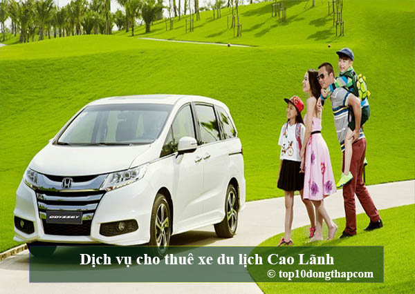 Top 10 dịch vụ thuê xe du lịch thành phố Cao Lãnh, Đồng Tháp
