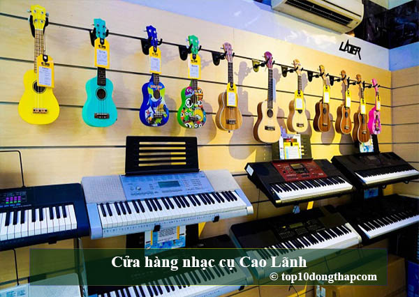 Top địa chỉ shop nhạc cụ thành phố Cao Lãnh, Đồng Tháp