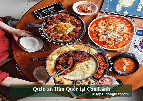 Top 10 quán ăn Hàn Quốc thành phố Cao Lãnh, Đồng Tháp