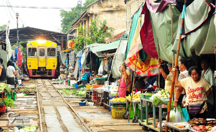 Top khu chợ độc nhất vô nhị ở Bangkok (Thái Lan)