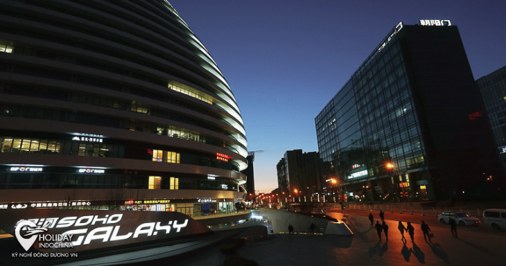 Choáng ngợp kiến trúc tòa Galaxy SOHO Bắc Kinh