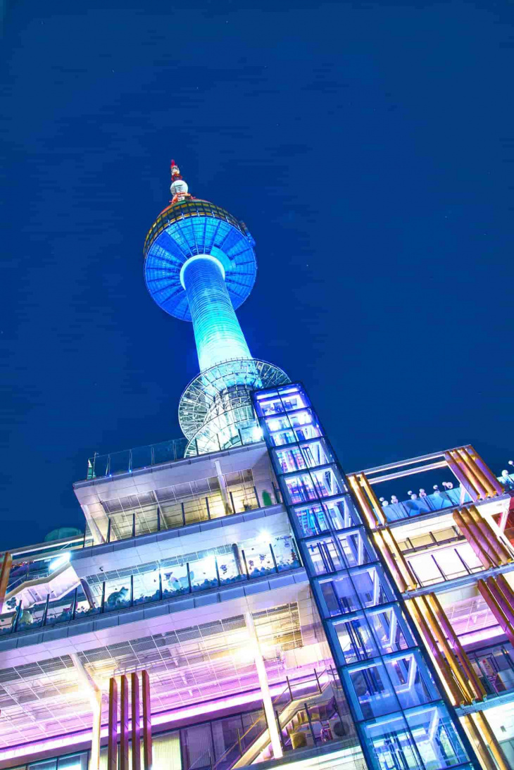 tháp namsan tower – ngắm nhìn toàn cảnh thủ đô seoul