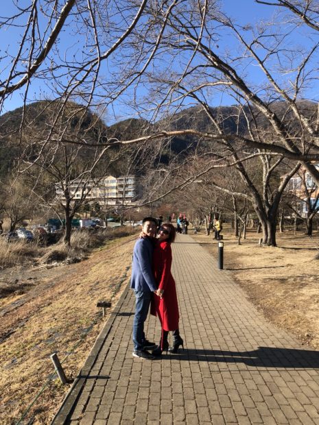 Những bức ảnh lãng mạn, tan chảy băng tuyết Nhật bản của hotgirl Minh Xinh