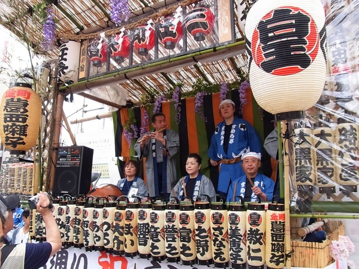 lễ hội đền thờ thường niên phổ biến nhất  ở sanja matsuri-tokyo