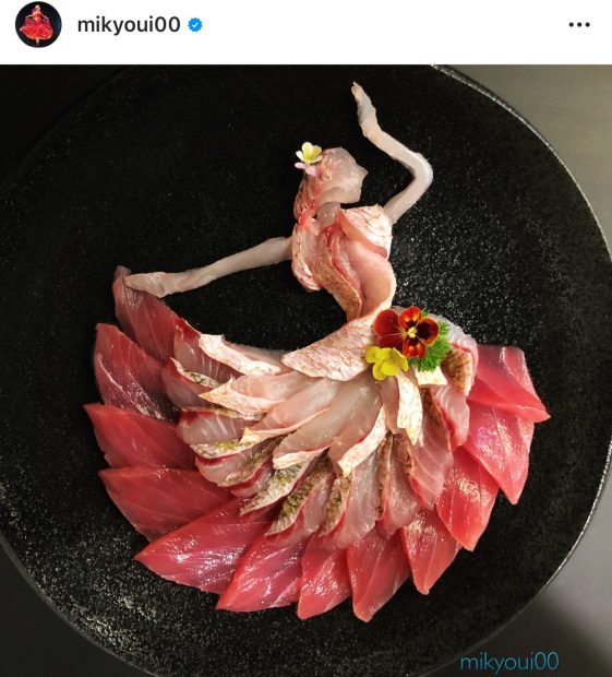 nghệ thuật sashimi tuyệt đẹp từ những lát cá