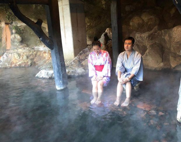 kurokawa onsen- suối nước nóng cuốn trôi bụi trần