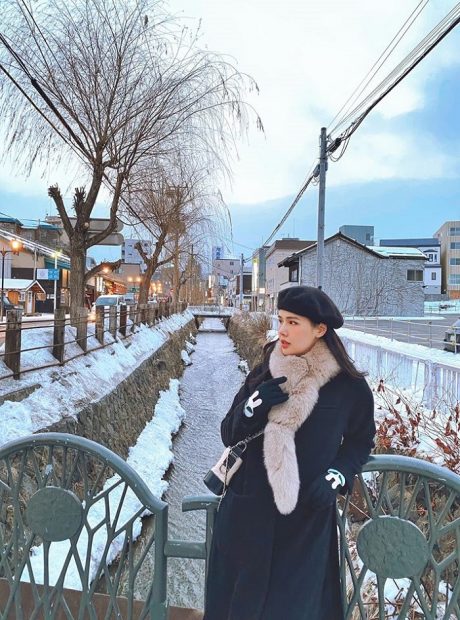 Ngây ngất mùa đông Nhật Bản tựa cổ tích cùng diễn viên Phương Anh