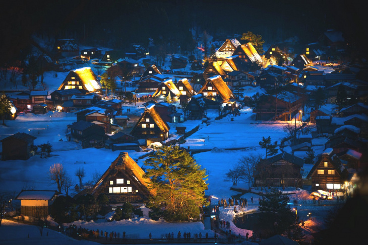 làng ogimachi- ngôi làng lớn nhất ở shirakawago