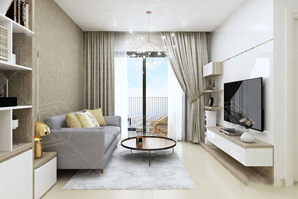 Các mẫu thiết kế căn hộ chung cư 50m2 đẹp năm 2019