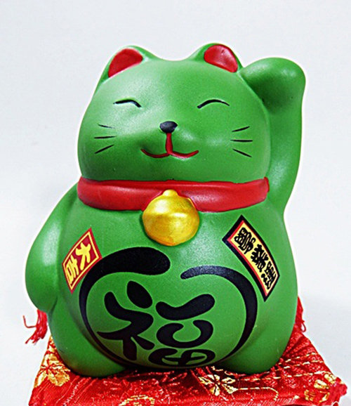 「maneki-neko」 chú mèo may mắn của nhật bản