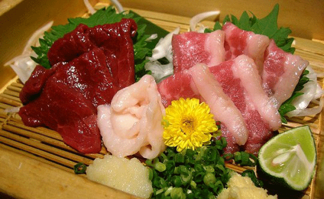 “phát hoảng” với các món sashimi ở nhật bản không chỉ làm từ cá (p.2)