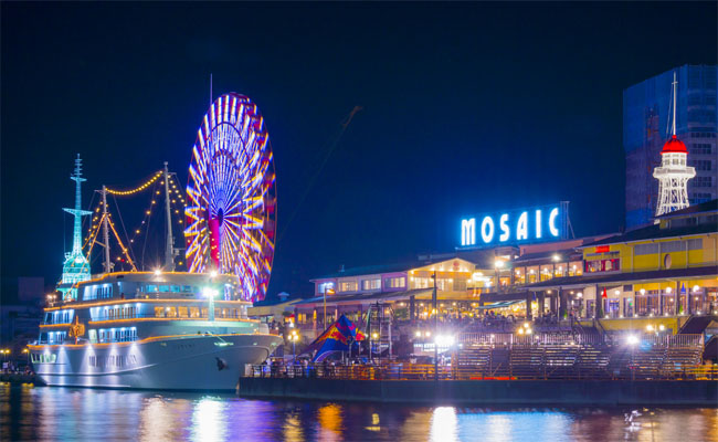 Muôn điều kì thú của Kobe và khu thương mại Umie MOSAIC đối diện biển
