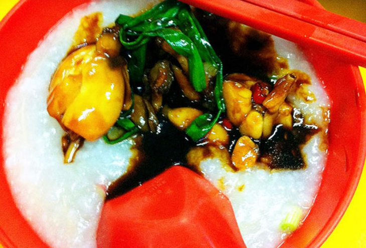 thưởng thức món cháo ếch ngon tại singapore