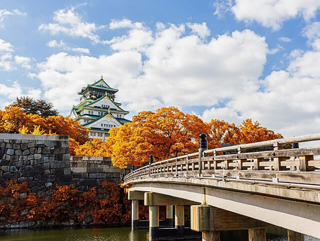 Chiêm ngưỡng trọn vẻ đẹp của lâu đài Osaka trong tour du lịch Nhật Bản