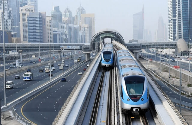 Tàu điện ngầm Metro Dubai không có người lái